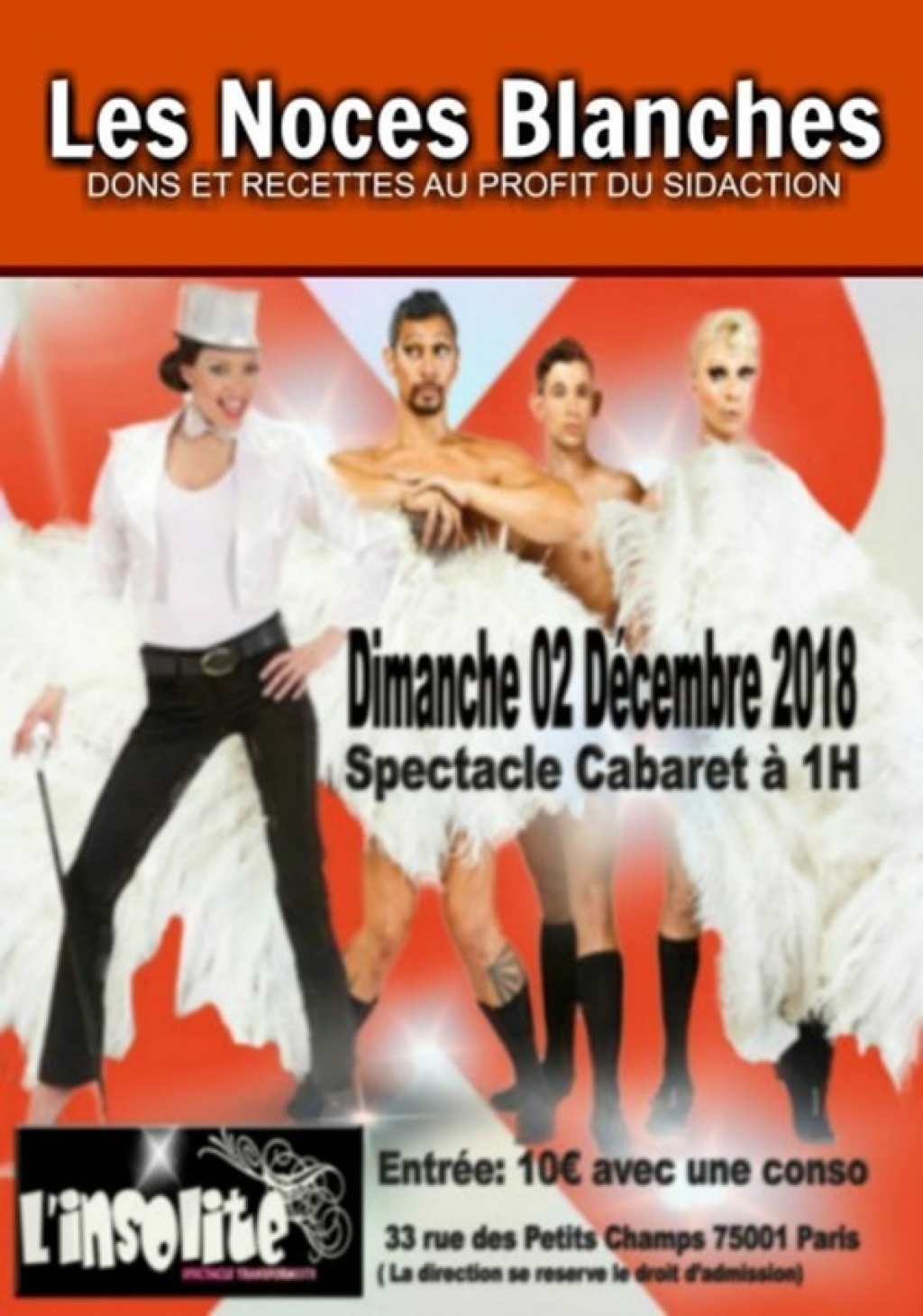 Les Noces Blanches - Sidaction 2018 - Soirée Cabaret