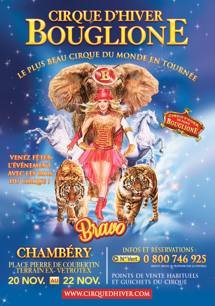 A GAGNER 4x4 Places pour le "Cirque d’Hiver Bouglione" le vendredi 20 novembre 2015 A GAGNER 4x4 Places pour le "Cirque d’Hiver Bouglione" le vendredi 20 novembre 2015