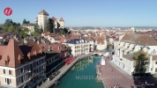 Le Château d'Annecy - Vue aérienne - Lac d'Annecy