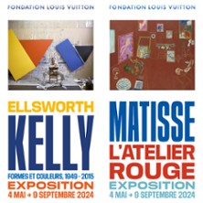 Ellsworth Kelly. Formes et Couleurs, 1949-2015 / Matisse, L’Atelier Rouge