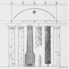 Billet Exposition Hans Hollein