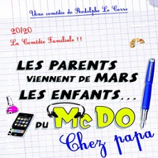 Les Parents viennent de Mars, Les Enfants Du McDo ! Chez Papa, Théâtre des Blancs Manteaux, Paris
