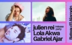 VEN 05/12: Julien REI + Lola AKWA + Gabriel AJAR