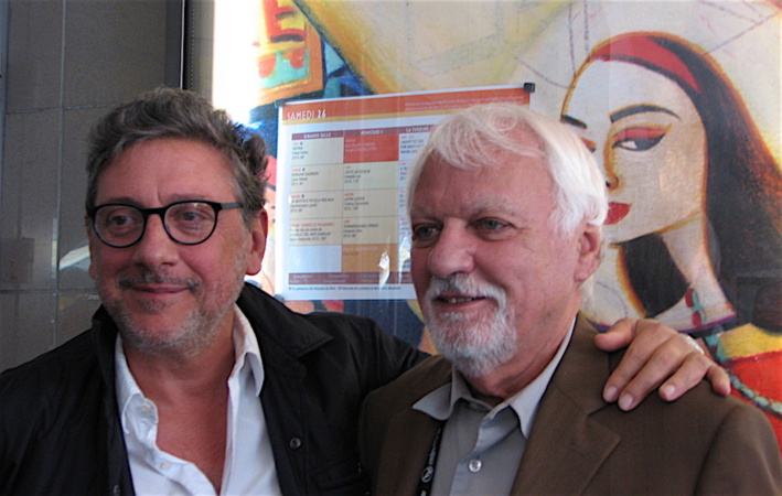 Jean Gili (à droite) avec Sergio Castellitto
