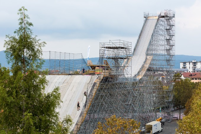 Sosh Big Air en construction / Copyright David Malacrida Sosh Big Air en construction / Copyright David Malacrida