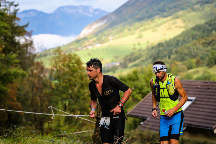 Cédric Jacquot dans la montée final vers le sommet du Semnoz @TRIMAX Cédric Jacquot dans la montée final vers le sommet du Semnoz @TRIMAX