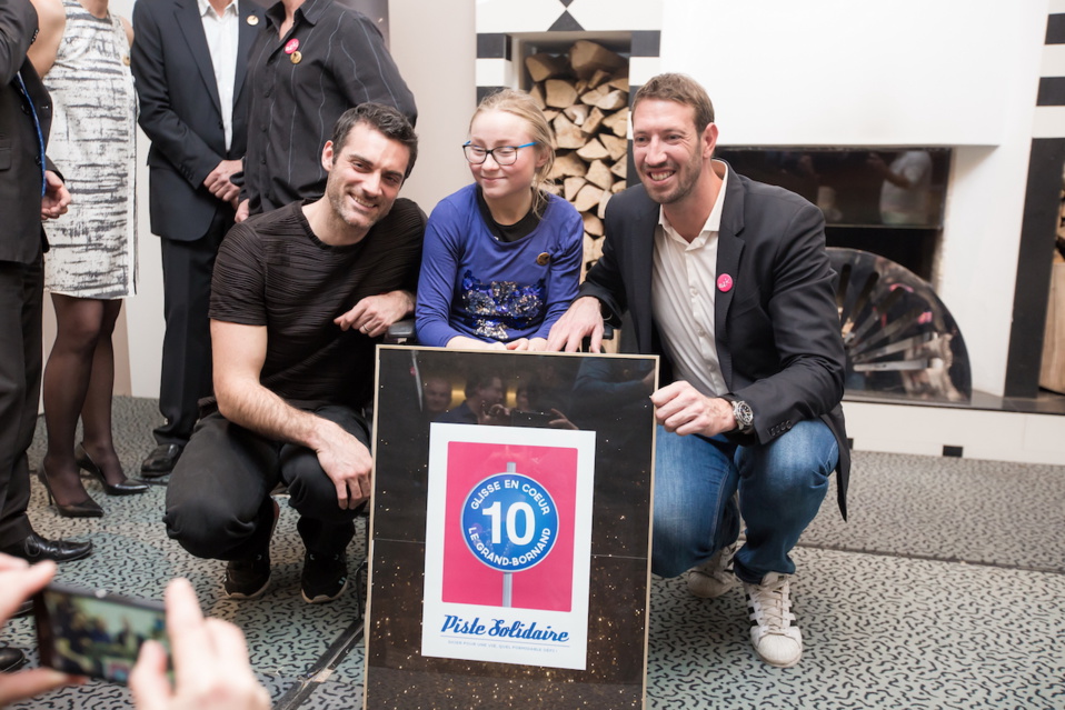 Parrains ELA et Lucie Tochon _ B. Delerue - Le Grand-Bornand Parrains ELA et Lucie Tochon _ B. Delerue - Le Grand-Bornand