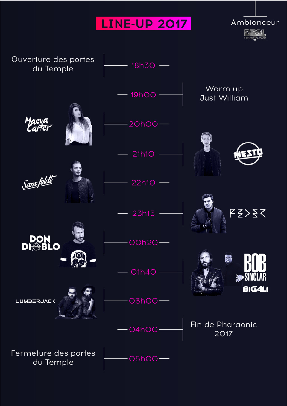 Pharaonic 2017, le compte à rebours est lancé ! Pharaonic 2017, le compte à rebours est lancé !
