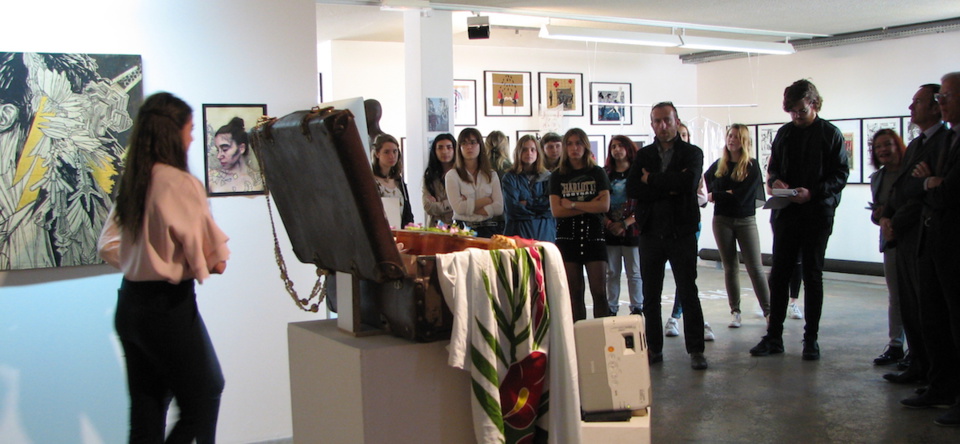 Travaux de lycéens à la Fondation Salomon ©Paul Rassat Travaux de lycéens à la Fondation Salomon ©Paul Rassat