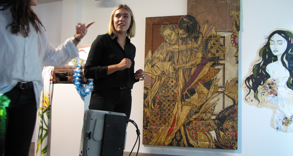 Travaux de lycéens à la Fondation Salomon ©Paul Rassat Travaux de lycéens à la Fondation Salomon ©Paul Rassat