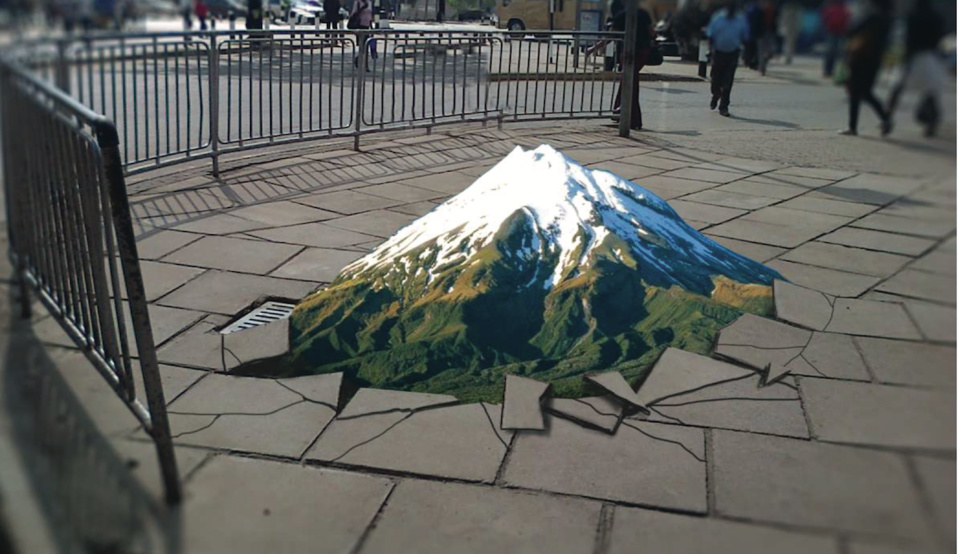 Rising Mountains ©Slinkachu Rising Mountains ©Slinkachu