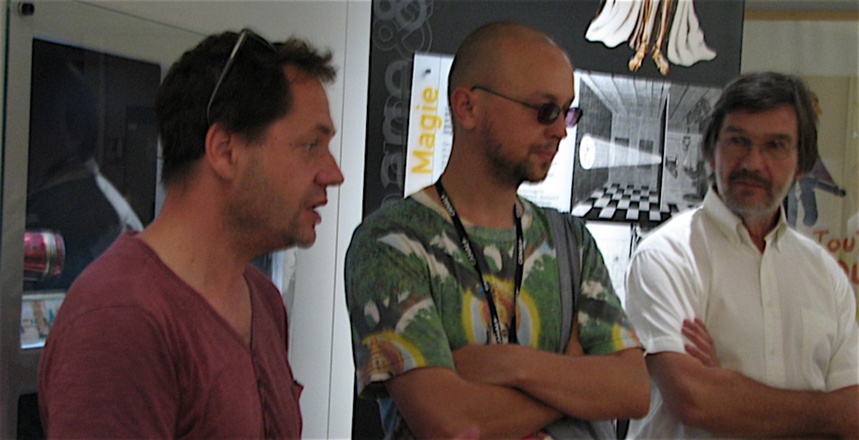 Ron Dyens, Bastien Dubois et Maurice Corbet ©Paul Rassat Ron Dyens, Bastien Dubois et Maurice Corbet ©Paul Rassat