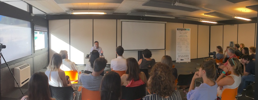 Emmanuel Delessert - CreativeMornings © Damien Tiberio Emmanuel Delessert - CreativeMornings © Damien Tiberio