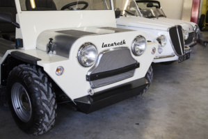 La petite dernière de Ludovic Lazareth : La Moke Amphibie (Photo Christophe Rassat) La petite dernière de Ludovic Lazareth : La Moke Amphibie (Photo Christophe Rassat)