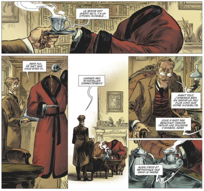 "L'homme invisible" de Christophe Regnault - extrait ©DR "L'homme invisible" de Christophe Regnault - extrait ©DR