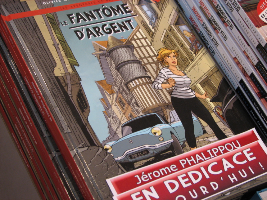 "Le Fantôme d’argent" de Jérôme Phalippou édité chez Paquet : 2° tome des aventures de Betsy