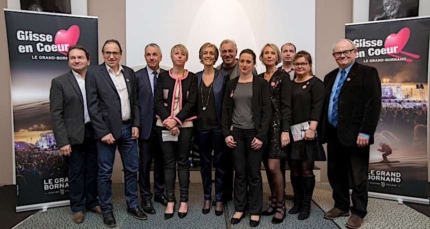 Elus et parrains autour de Marie Lextrait, présidente de TFA - Glisse en coeur - Impérial Palace Annecy Elus et parrains autour de Marie Lextrait, présidente de TFA - Glisse en coeur - Impérial Palace Annecy