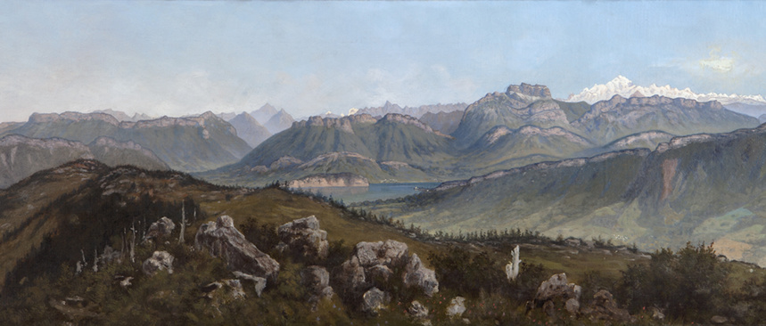 Panorama du Semnoz (détail) - Collection Musées d'Annecy © Denis Vidalie Panorama du Semnoz (détail) - Collection Musées d'Annecy © Denis Vidalie