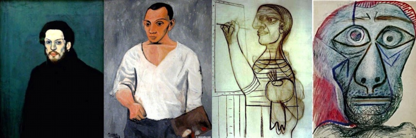 Picasso. Autoportrait Picasso. Autoportrait