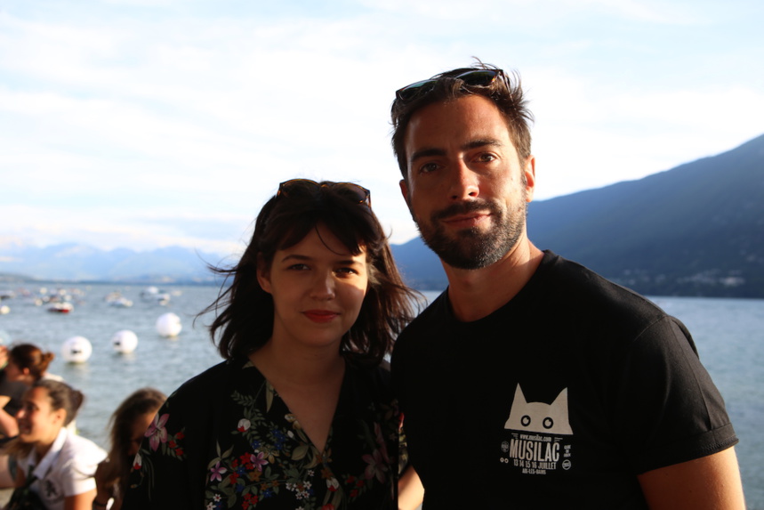 Mark et Théa du groupe Cocoon - Musilac 2017 Mark et Théa du groupe Cocoon - Musilac 2017