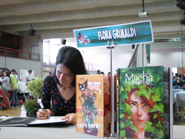 Flora Grimaldi - Salon de la Bande Dessinée ©Paul Rassat