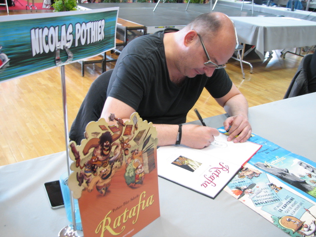 Nicolas Pothier - Salon de la Bande Dessinée ©Paul Rassat Nicolas Pothier - Salon de la Bande Dessinée ©Paul Rassat