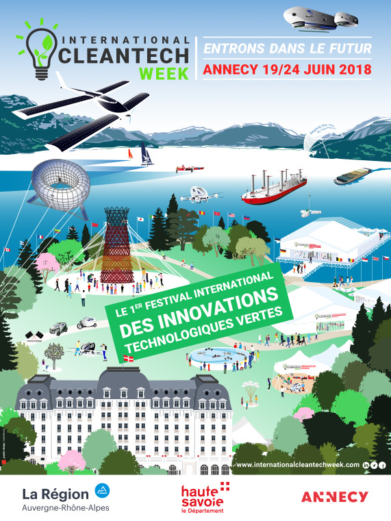 International Cleantech Week, du 19 au 24 juin 2018 à Annecy