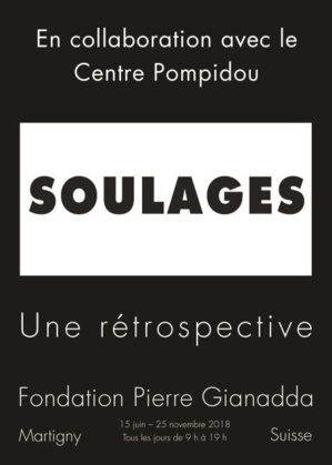 Exposition Pierre Soulages à la Fondation Gianadda