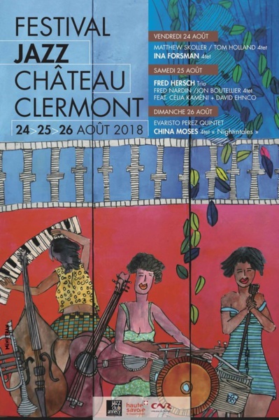 Festival « Jazz au Château » de Clermont 24/25/26 août 2018. Festival « Jazz au Château » de Clermont 24/25/26 août 2018.