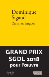 Dominique Sigaud « Dans nos langues ». Editions Verdier. Babouillec « Rouge de soi » (Rivages) Dominique Sigaud « Dans nos langues ». Editions Verdier. Babouillec « Rouge de soi » (Rivages)