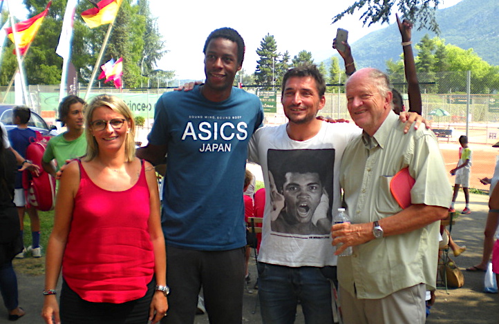 Gaël Monfils de passage aux Petits Princes d’Annecy