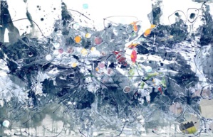 La vie du bassin (120cmx80). Photo JM Gaillard La vie du bassin (120cmx80). Photo JM Gaillard