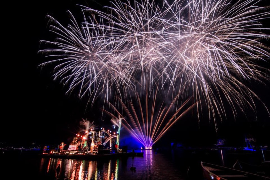 Dernier volet des Pyroconcerts de Talloires 2018 ce jeudi 23 août ©Pyroconcert