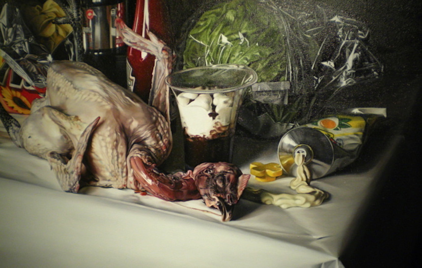 Nature morte au poulet - Till Rabus expose à l’Abbaye. Espace d’art contemporain. Annecy-le-Vieux @MoveOnMag Nature morte au poulet - Till Rabus expose à l’Abbaye. Espace d’art contemporain. Annecy-le-Vieux @MoveOnMag