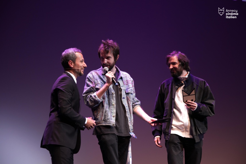 F.G.Via et les frères d'Innocenzo qui ont remporté deux prix F.G.Via et les frères d'Innocenzo qui ont remporté deux prix