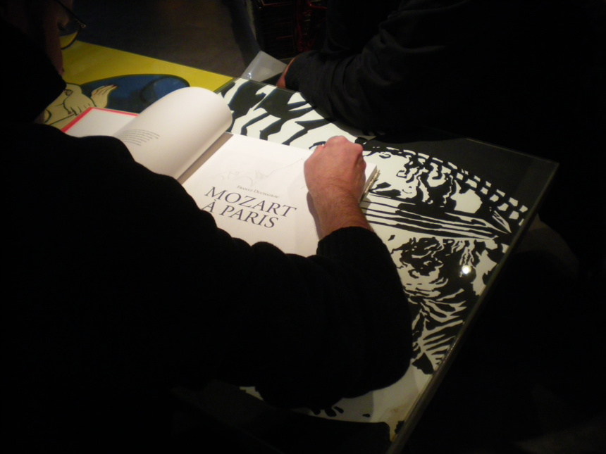 "Mozart à Paris" de Frantz Duchazeau chez Casterman ©DR "Mozart à Paris" de Frantz Duchazeau chez Casterman ©DR