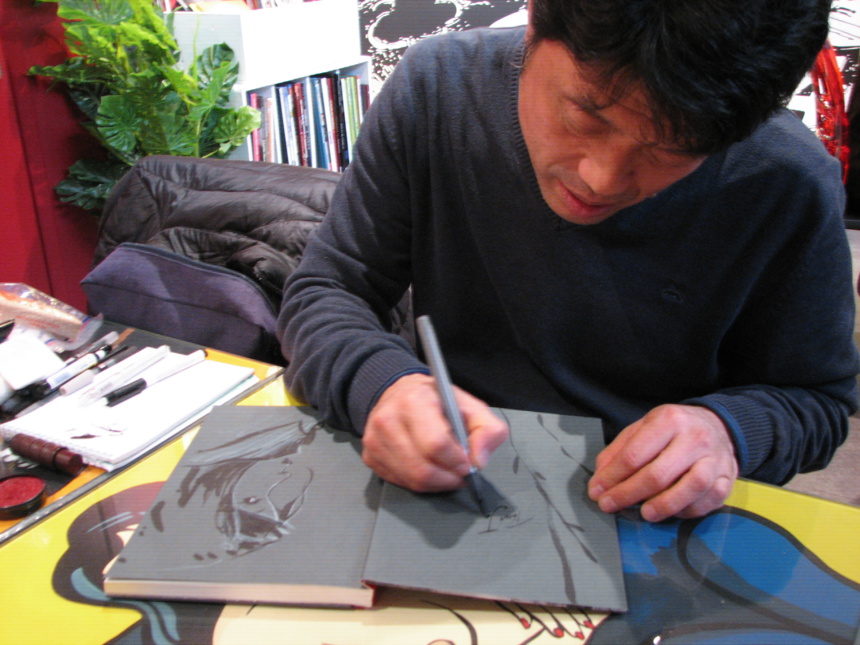 Dédicace de Jung, "Couleur de peau : miel" chez BD Fugue à Annecy Dédicace de Jung, "Couleur de peau : miel" chez BD Fugue à Annecy