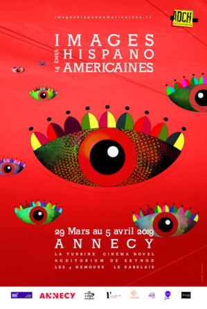Affiche 14° Images Hispano Américaines 29 mars/5 avril 2019 Annecy