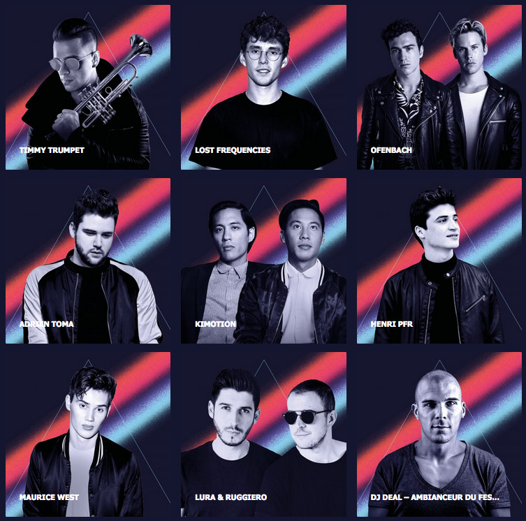Line-up festival Pharaonic 2019 Line-up festival Pharaonic 2019