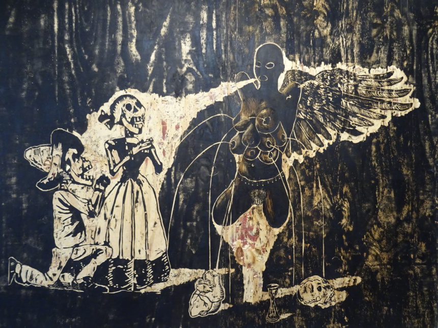 Oeuvre de Damien Deroubaix ©Paul Rassat Oeuvre de Damien Deroubaix ©Paul Rassat