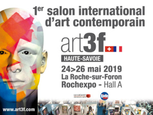 Prochainement le Salon art 3f à Rochexpo, L’art à la portée de tous !