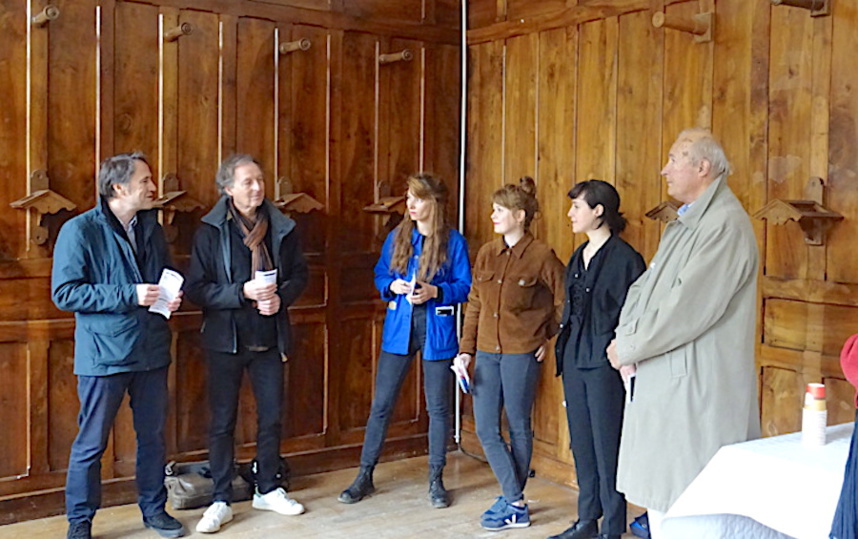 Dominique Puthod, José Villot et les lauréates ©Paul Rassat Dominique Puthod, José Villot et les lauréates ©Paul Rassat