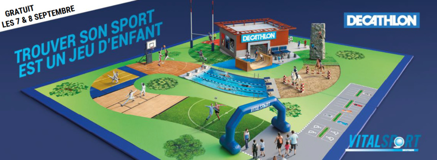 Rendez-vous les 7 et 8 septembre à Decathlon Epagny pour le Vitalsport 2019 ! Rendez-vous les 7 et 8 septembre à Decathlon Epagny pour le Vitalsport 2019 !