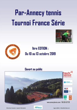 Tournoi Paratennis  Les Marquisats Annecy les 11/13 octobre 2019 Tournoi Paratennis  Les Marquisats Annecy les 11/13 octobre 2019