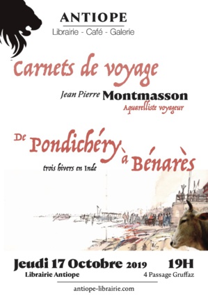 Jean-Pierre Montmasson partage ses carnets de voyage réalisés en Inde Jean-Pierre Montmasson partage ses carnets de voyage réalisés en Inde