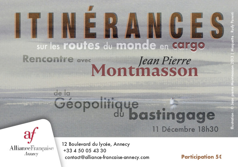 Jean-Pierre Montmasson en deux escales à l‘Alliance Française/Annecy Jean-Pierre Montmasson en deux escales à l‘Alliance Française/Annecy