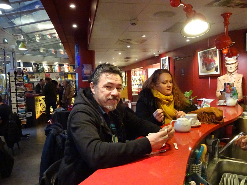 Didier et Lyse Tarquin chez BD Fugue / Annecy ©DR Didier et Lyse Tarquin chez BD Fugue / Annecy ©DR