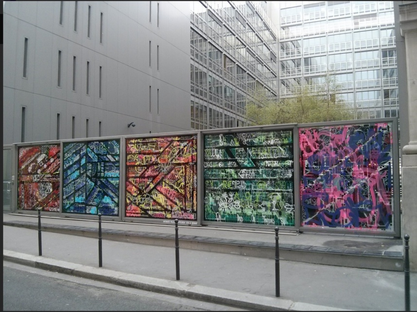 Vitrail typographique en collaboration avec Lek, Sowat, O' Clock mars 2015 Vitrail typographique en collaboration avec Lek, Sowat, O' Clock mars 2015