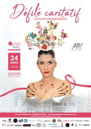 "Femmes de tête"  Défilé caritatif Le 24 mars 2020 Papeteries de Cran-Gevrier Annecy 19h30