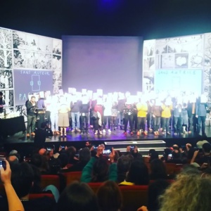 Les auteurs sur la scène à Angoulême ©DR Les auteurs sur la scène à Angoulême ©DR